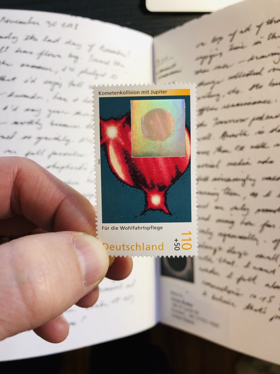 Obviously, the US doesn’t have a monopoly on beautiful postage. I’ve got a series of these holographic German stamps and they are 