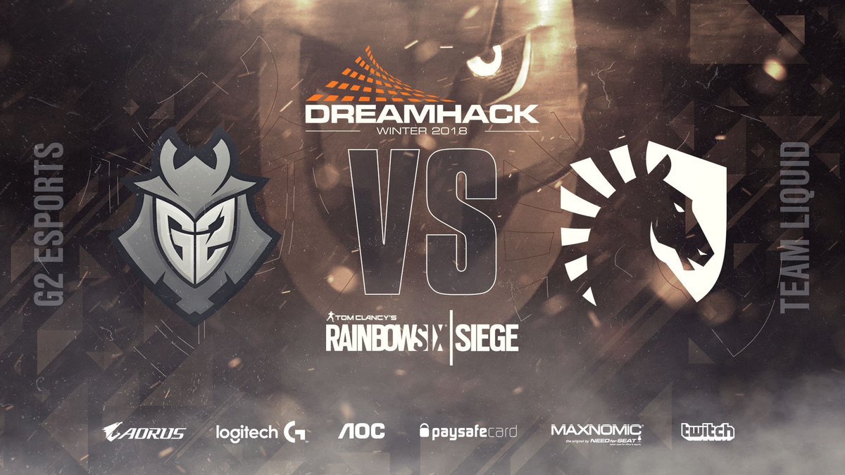 Our R6 Siege team will face off against @TeamLiquid in the quarter-finals at #DHW18
Sadly the game will not be on stream. Stay tuned for results!