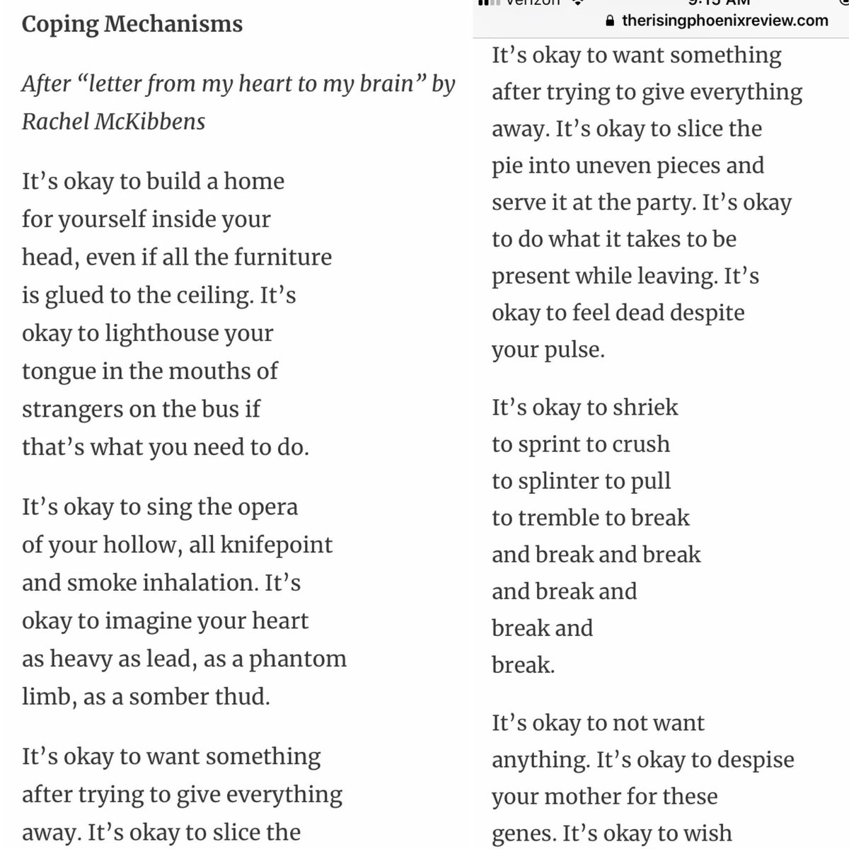 NOTE: this poem was taken down, but I knew to screengrab it. Before it vanished, the “after Rachel McKibbens” was changed to mention the actual poem. This one she didn’t even cop to in her email to me: