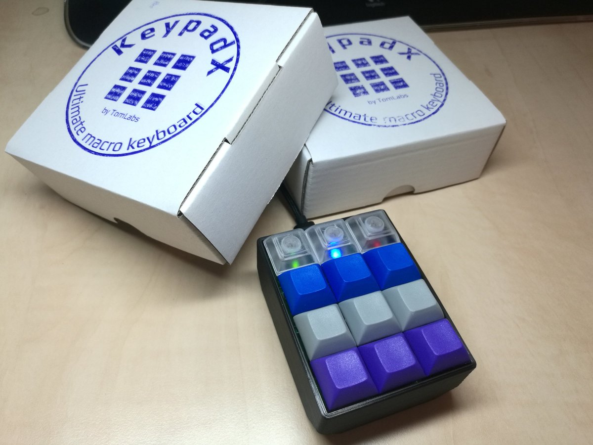 TommyBouda's tweet photo. It's been some time since last update but I'm still workin hard 🔨💪😉 to make these macro keyboards available to everyone💓👍stay tuned on Insta, Twitter and ➡️https://t.co/ChTkW7JumO⬅️
#KeypadX #macrokeyboard #DIY #electronics #3dprinted #automation #programming #development https://t.co/pUwLwoaZs3