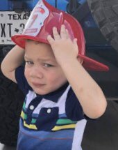 Springfdtx's tweet photo. A member of the #SpringFireFamily came upon a grandmother whose grandson got locked in her car with the remote! Since it was little Lexon’s birthday, the Spring Firefighters and Precinct 4 Deputies who answered the dispatch call gave him some extra attention. https://t.co/q2RJy6kx0S