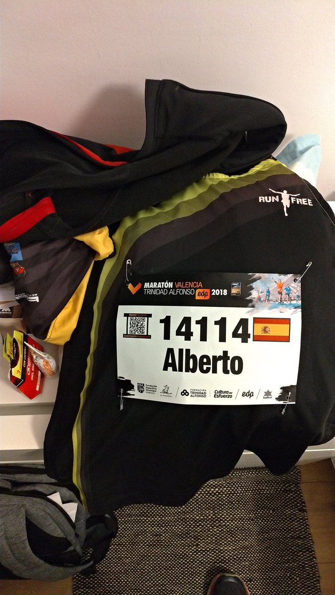 ASalgadoG's tweet image. Mañana se cumplirá un sueño, participar en la @maratonvalencia y ver si los #42195 son posibles. Muchas horas de entrenamiento, esfuerzo y disfrute quedan atrás #ValenciaEsMaraton #Runfree