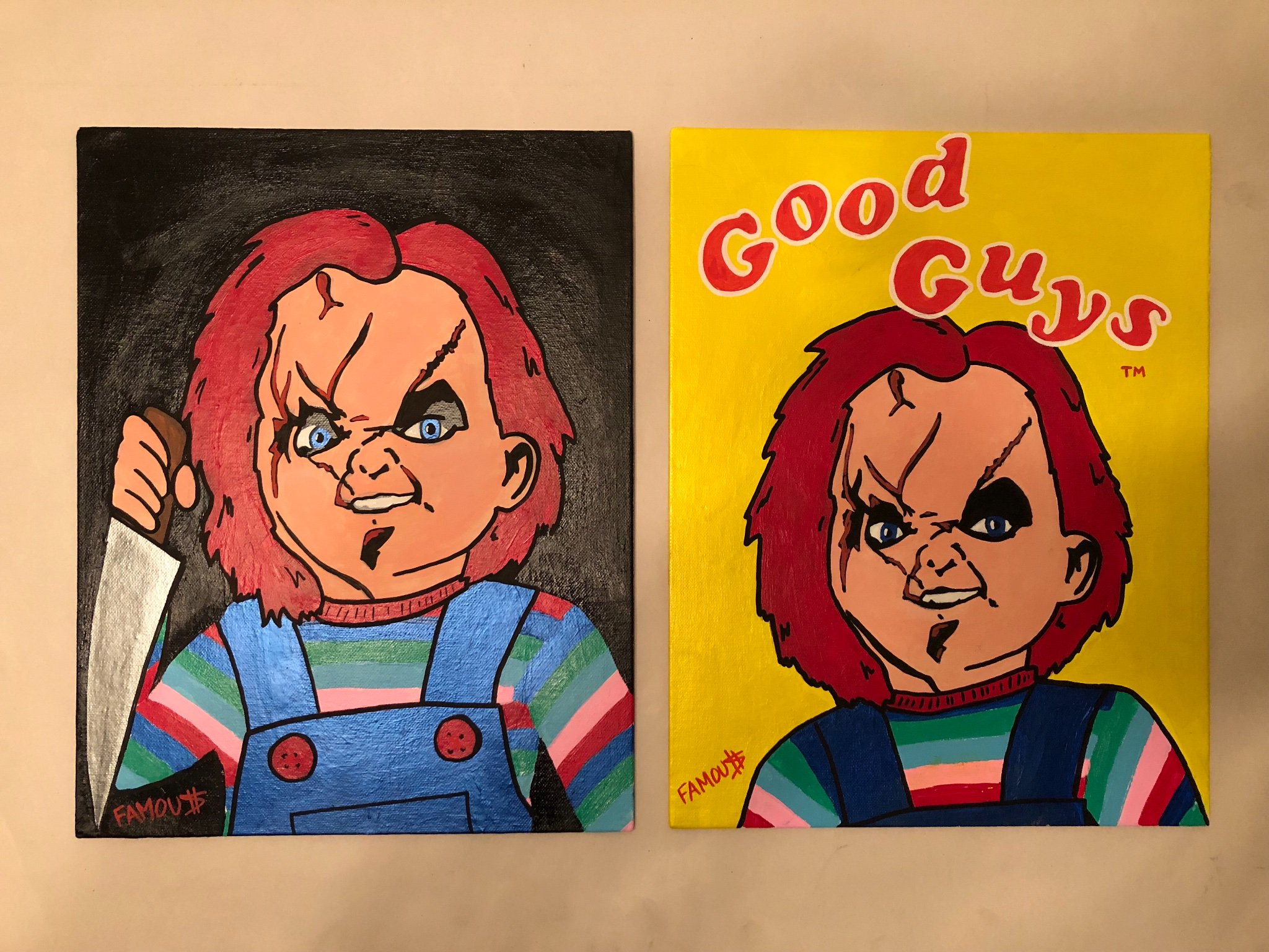 Chucky paintings sales