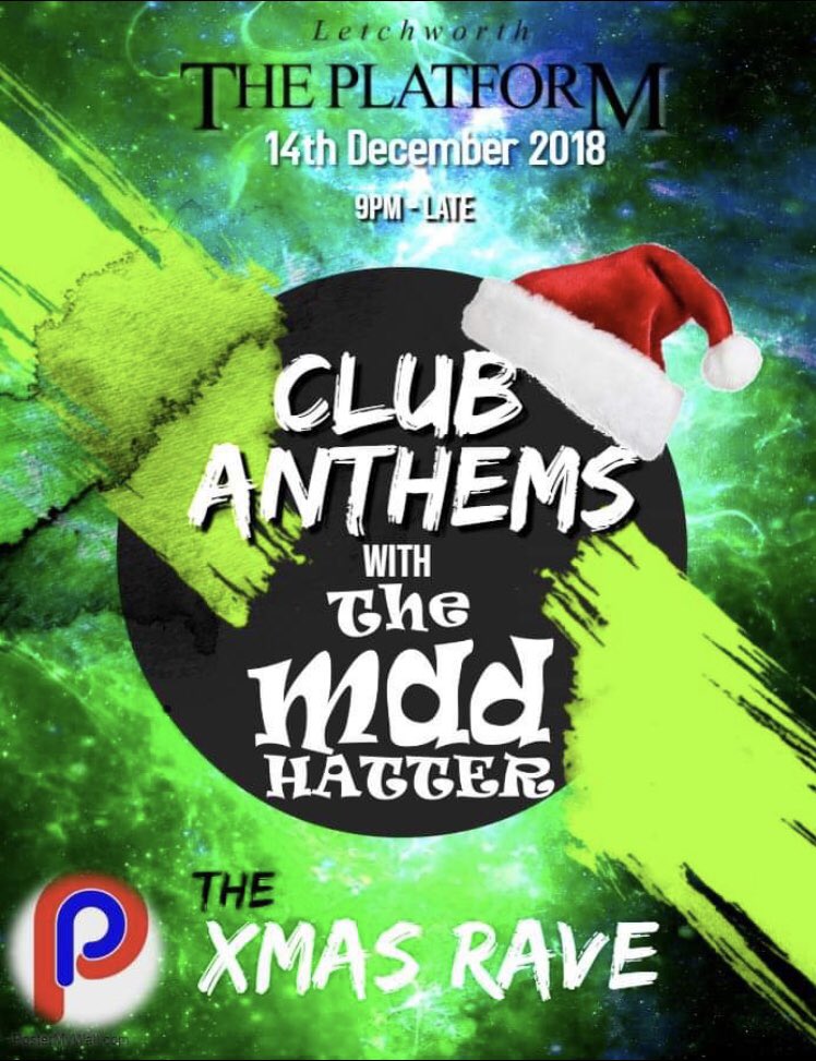 100anthems's tweet photo. Next up Club Anthems returns @ThePlatformPub for a proper Christmas banger!!! DECEMBER 14th FREE ENTRY #DJMadHatter @preziopromotion https://t.co/rWZvs3IXMe