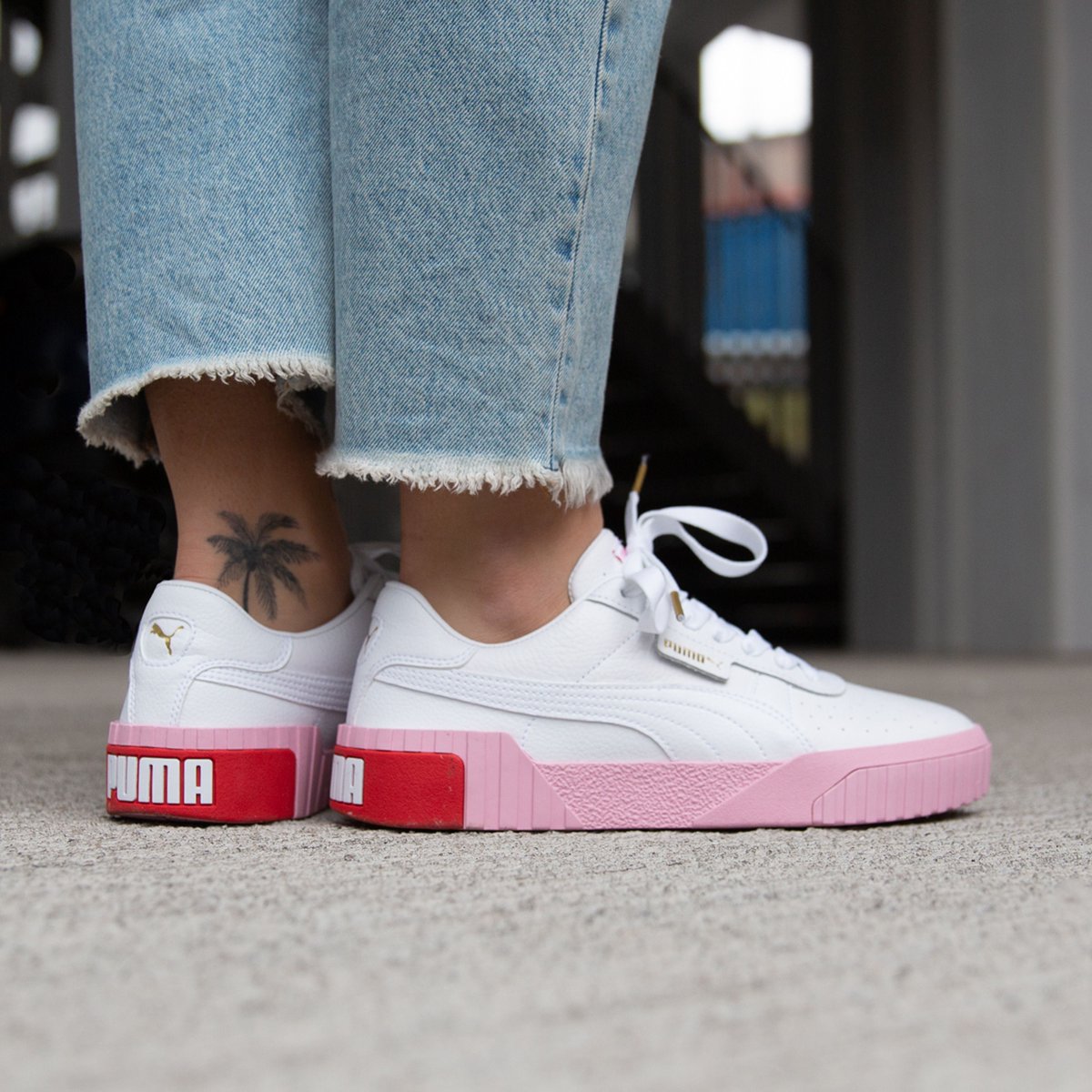 Puma White-Pale Pink 