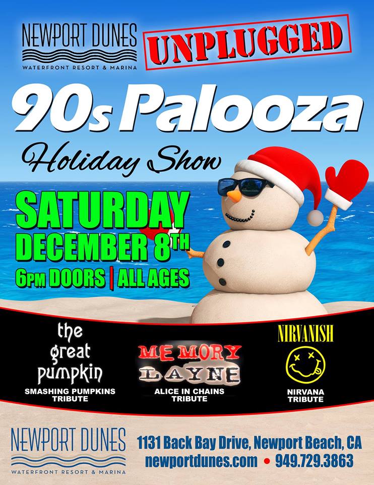 memory_layne's tweet photo. #NirvanishBand #Thegreatpumpkin #MemoryLayne LIVE #NewportDunes NEWPORT DUNES, Saturday 6pm. UNPLUGGED #Smashingpumpkins #AliceInChains #Nirvana 12/09/18 #sduncandrums #Memory_Layne PEACE, LOVE and UNPLUGGED #90sPalooza 1131 Back Bay Dr, Newport, CA. 949-729-3863 https://t.co/cKS7dnN72W