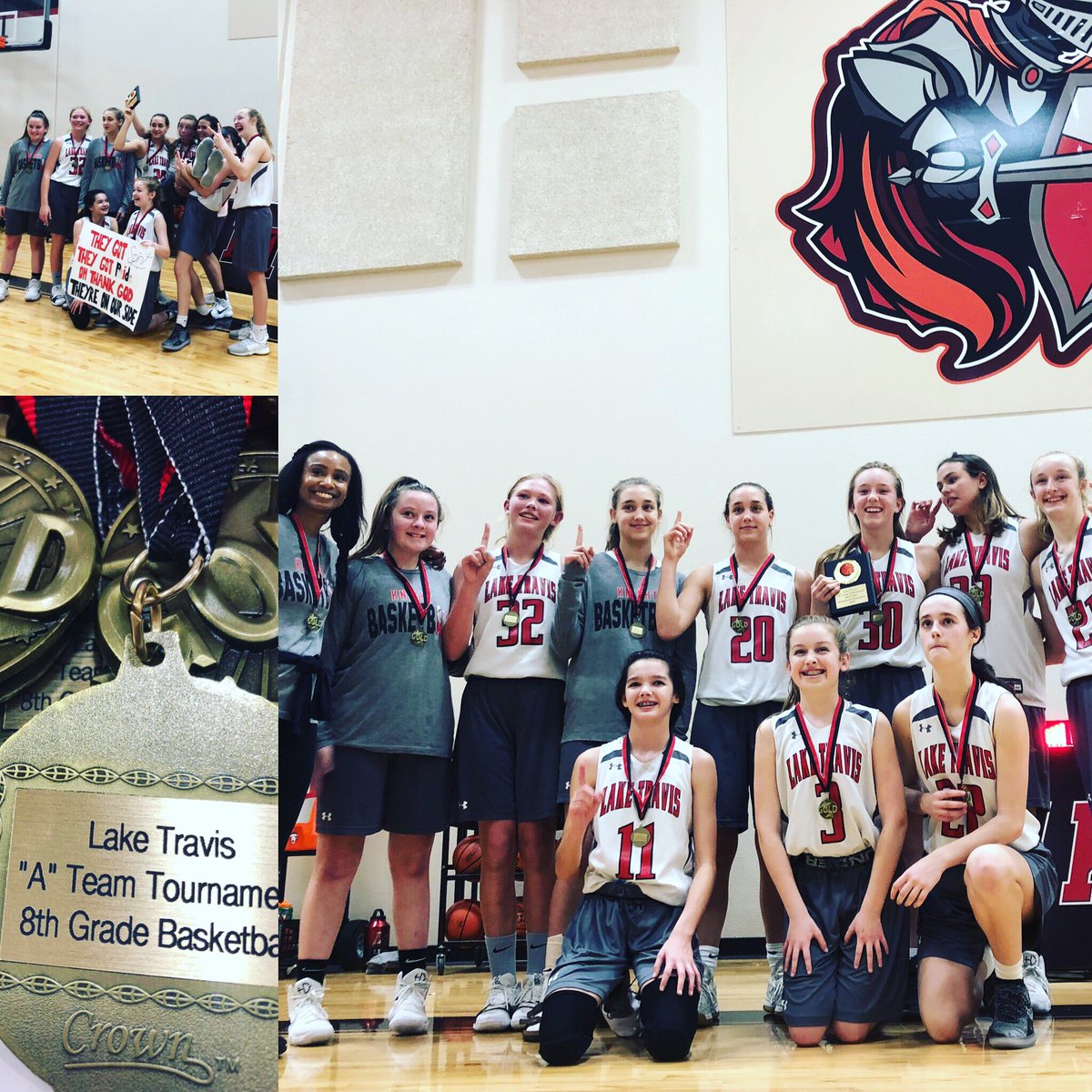 APMcWherterLTMS's tweet photo. Gold for the WIN! Way to go Lady Knights!! #ozzyozzyozzy #oyeoyeoye #ladyknightsbasketball #wearethechampioms @ltms_knights @abrams_hblt https://t.co/TAuMp4SzLc