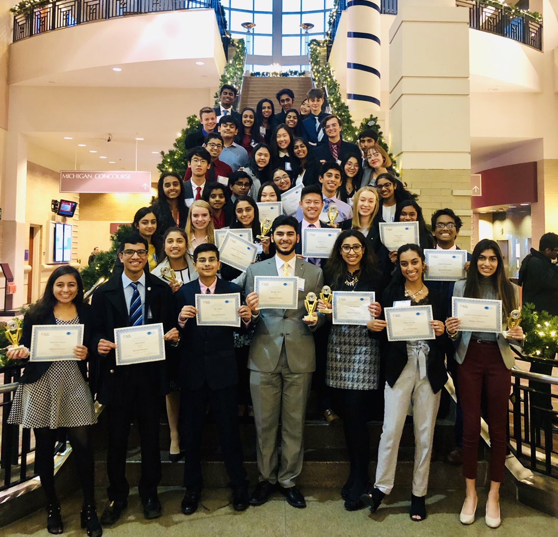 TROY_MUN's tweet photo. Celebrating the ONETroy pride this weekend competing with both delegations at @MAMUNonline #CASC2018 @AthensModelUN https://t.co/0DuK6ElOfw