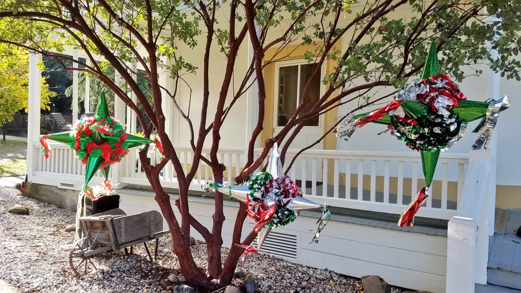 t_jh2009's tweet photo. The #Pinatas are hung, filled with tangerines & candy and are ready for the children as @AnzaTrailNPS' #LosPosadas event at @JohnMuirNPS is about to begin. #FindYourPark #EncuentraTuParque #NPS102 #Parks102 #EveryKidInAPark #FindYourTrail #OptOutside #ParkChat #HikerChat https://t.co/G6AucJYVA1