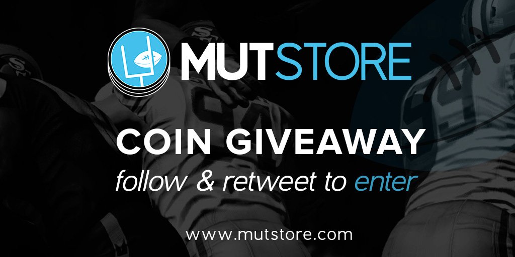 utgenie's tweet image. Madden 19 5 Million Coin GIVEAWAY!
5X1M winners (any platform)
Follow &amp;amp; Retweet to enter!
Winners announced 12/07/2018 
mutstore.com #MADDEN19
