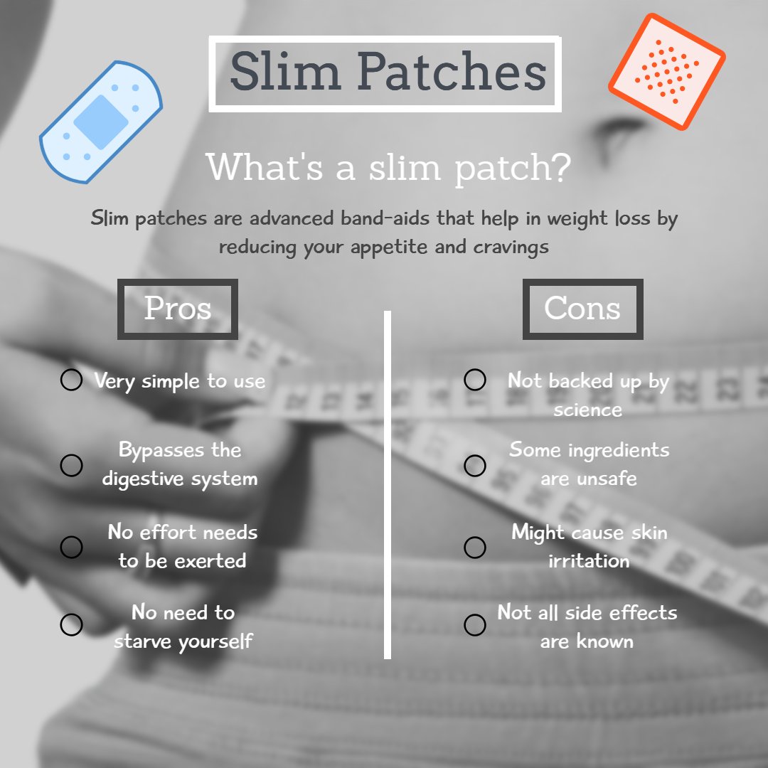 HealthkeepersC1's tweet photo. Here's a glimpse of the pros and cons of using slimming patches! Check our article to learn more about them: https://t.co/8YuRJuoETY
#slimmingworld #slimpatch #weightloss #weightlossjourney #lifestyle https://t.co/UZLocZzW27