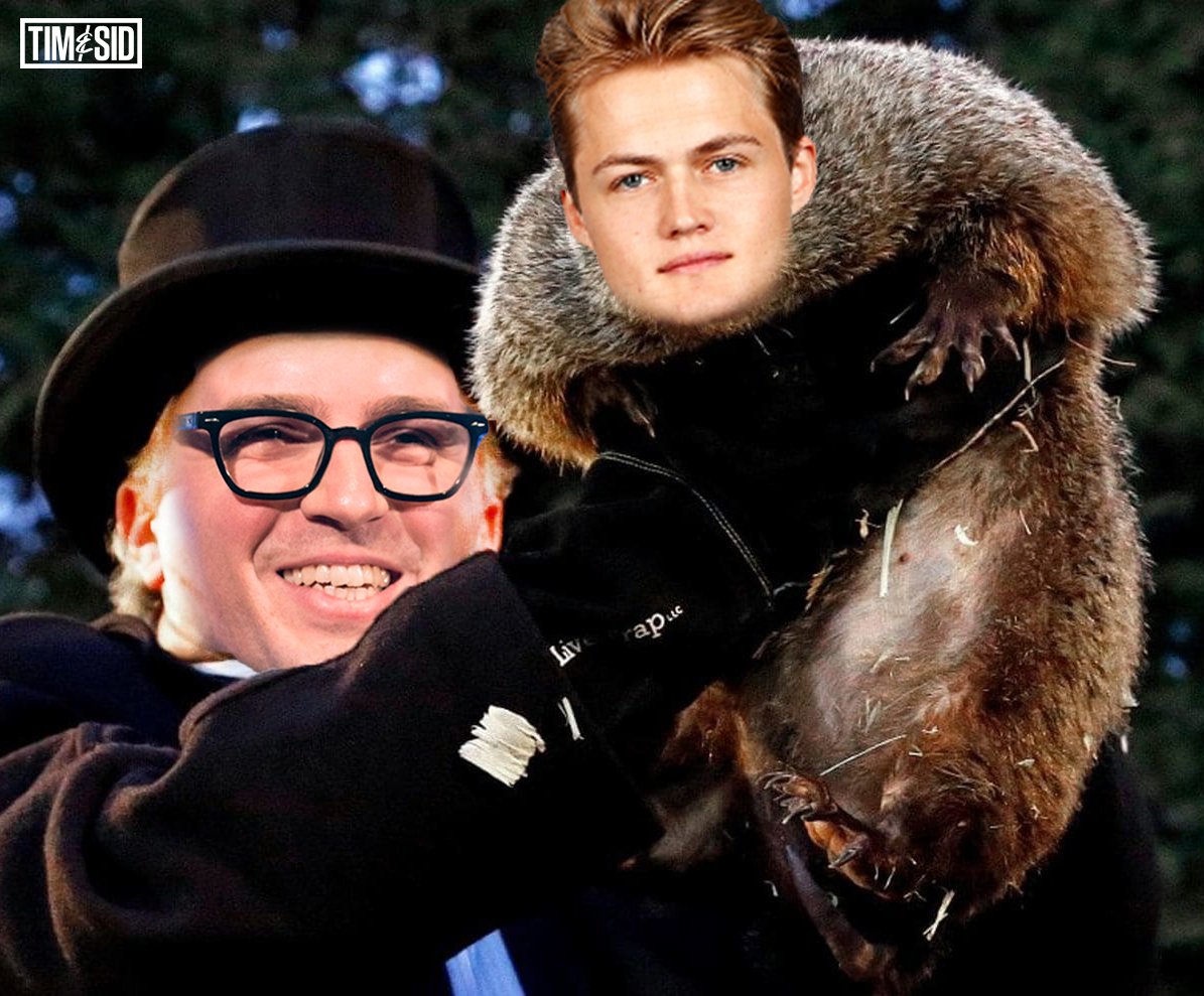 timandfriends's tweet image. Will Punxsutawney Will see his shadow at the 5pm deadline? 

...If not, does that mean 6 more weeks of winter? We aren’t really sure how this works. #NylanderWatch 👀⌚️