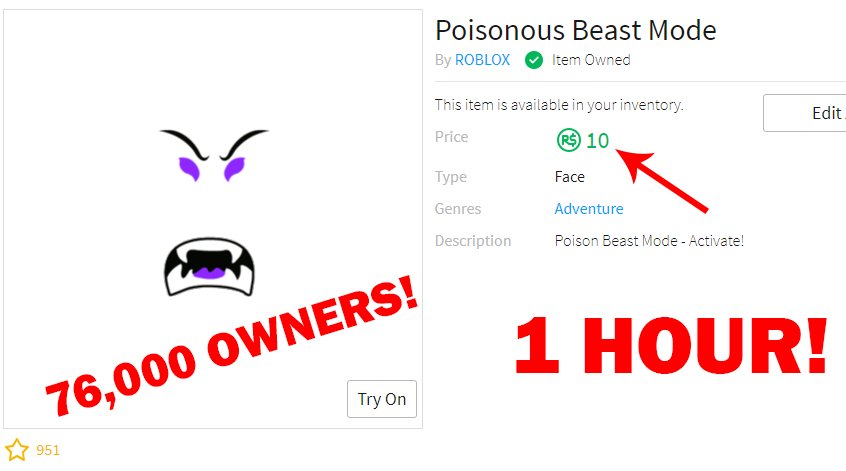 How To Get Poisonous Beast Mode In Roblox 2020