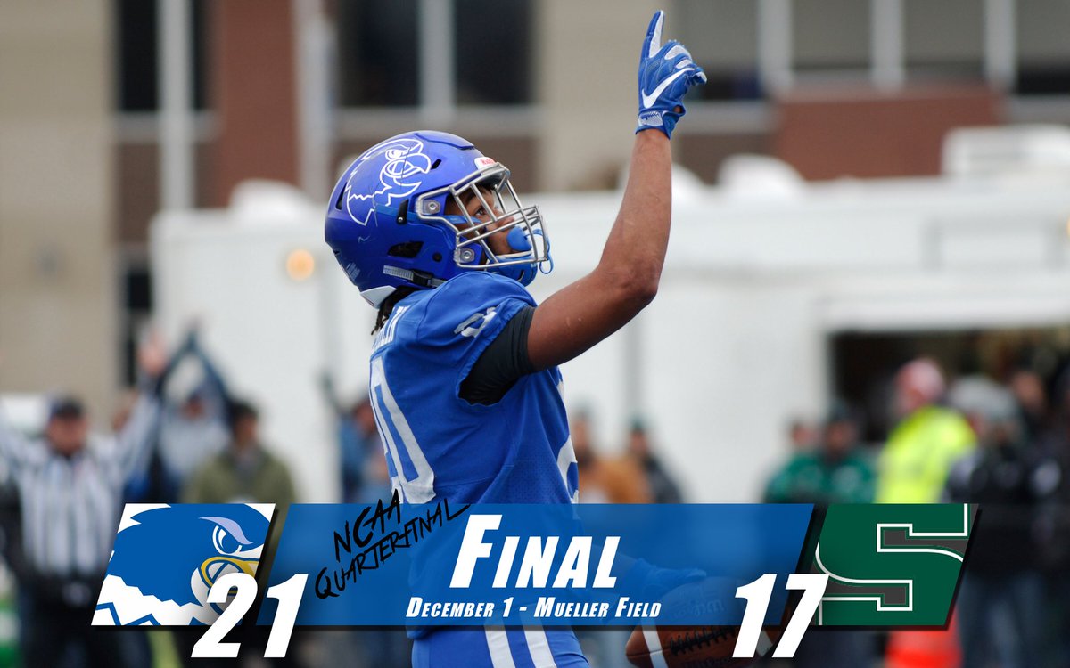 NDCFalcons's tweet photo. One of four teams left! LET’S FALCON GO! #TakeFlight #D2FB https://t.co/vdoL8SHhov