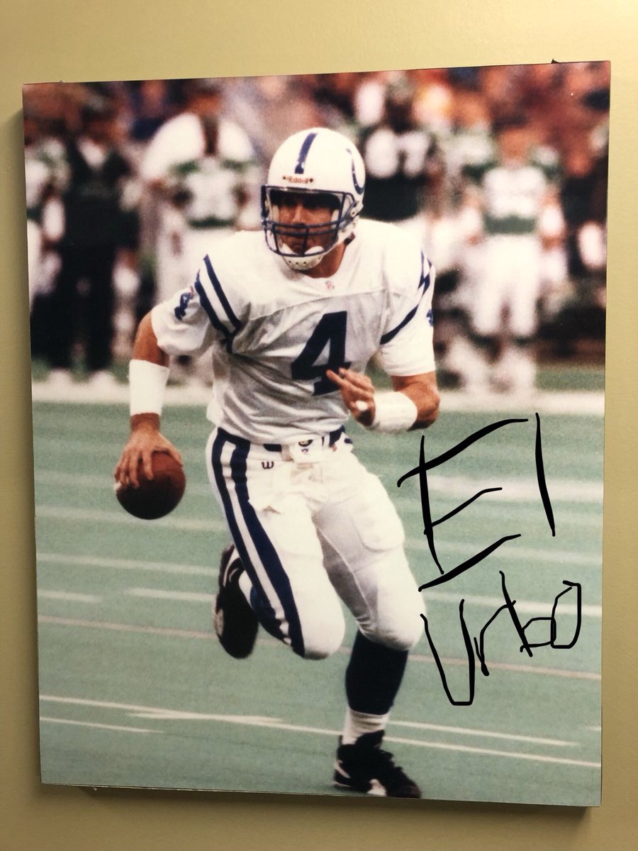 TomOrr4's tweet photo. In the Lucas Oil pressbox: Someone defaced the picture of Jim Harbaugh. The vandal is still at large. https://t.co/qPCyAcCwHF