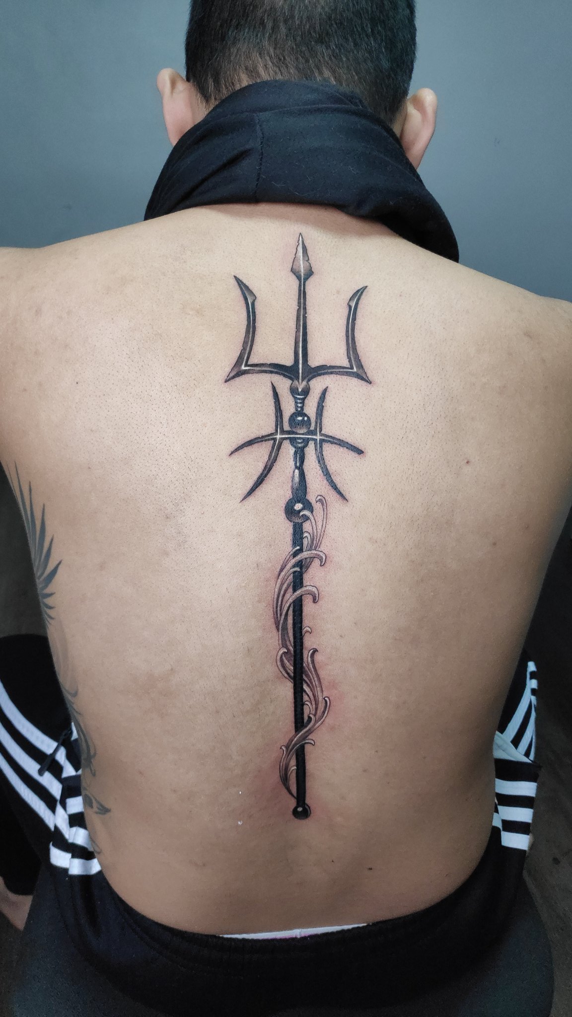 Top more than 181 poseidon back tattoo latest