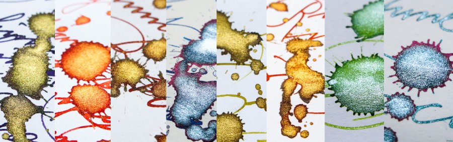 Diamine Shimmering Inks bonanza 2018! clumsypenman.com/diamine-shimme…