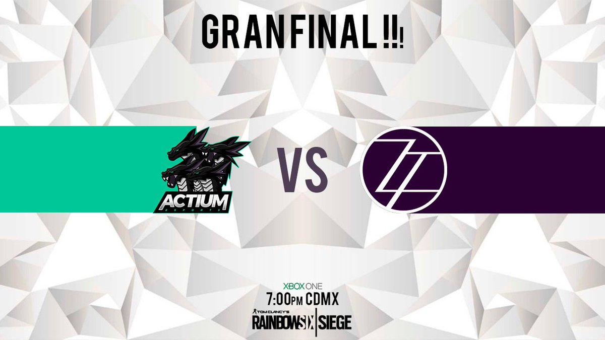 ActiumEsports's tweet image. GRAN FINAL !!!

Hoy a las 7PM MX, nuestros chicos de Rainbow 6 lucharán contra la escuadra de @ZAGATALENT en la gran final del torneo ZGE AZT GOV! ✨

¡Hoy nos coronamos campeones !💚

#GoAcT
#LestWin