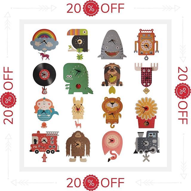 PoshinateKiddos's tweet image. ⌛ We think it's time!🎅🏻Time that is, to take 20% OFF⭐️all of our Adorable, Fun⭐️ #PendulumClocks! (instock) We rarely offer discounts on our custom clocks, so NOW is a great time to pick up a clock🎁for that special kiddo (grownups❤️em too) 😃
From Tod… ift.tt/2QsSIqL
