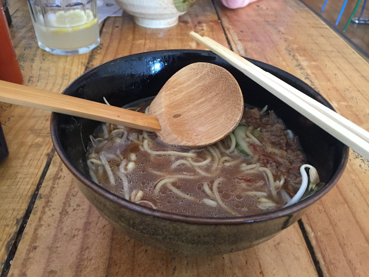 wreck_scenes's tweet photo. Lamenting the gentrification of Newtown while slurping down my bowl of ramen #partoftheproblem #wellington #ramen #noodles https://t.co/GGnhAKoJGU
