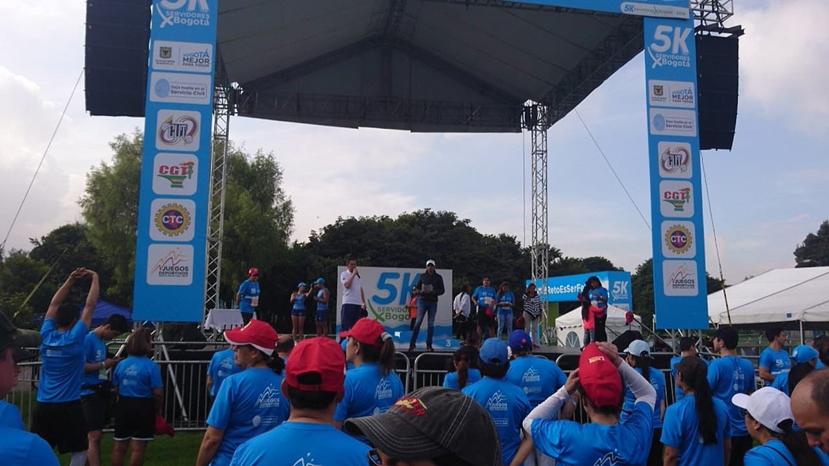 maltescut1's tweet photo. En acuerdo laboral suscrito entre gobierno distrito capital y las centrales @cutcolombia @ctccolombia y @CGTCol contempla estimular el deporte en varias disciplinas,hoy se corrió la primera 5k. https://t.co/vpmPsAU7KW