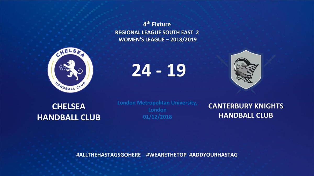 ChelseaHandball's tweet photo. ℹ️ Results
Sweet & sour news from @LondonMetUni Sport Center.
Our #women's team tasted the victory again in the League beating @HcCanterbury while our #men's team tasted the defeat for the first time in the year vs favourites @CarshaltonHC Titans.
Excellent #handball
#chelseaHC https://t.co/RbmEKBVYj2