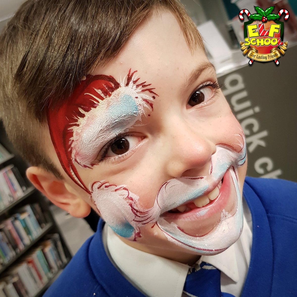 ThePartySquadUK's tweet photo. Had so much fun at #RuncornLightsSwitchOn in #Runcorn Did you find the mischievous Elfie Doodles in @HaltonLibraries #RuncornLibrary she made lots of noise when everybody passed their Squeaky Squonky Naughty or Nice Test! Share your pics #elfschooluk https://t.co/wt6ZAMSlbp