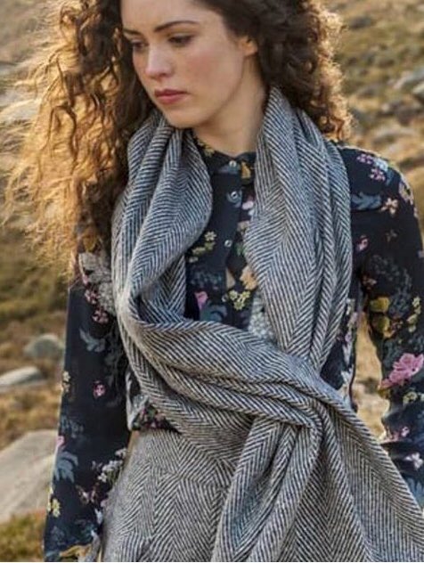 Ardara 3 Way Wrap scarf will be available in new colours @giftedrds 5-9 December 2018 http://www.berniemurphy.com #homelandscollection #christmasstartshere #irishfashion #donegaltweed #wearingirish #guaranteedirish #ardara #3waywrap #limitededition #heritagestyle #timelesspieces