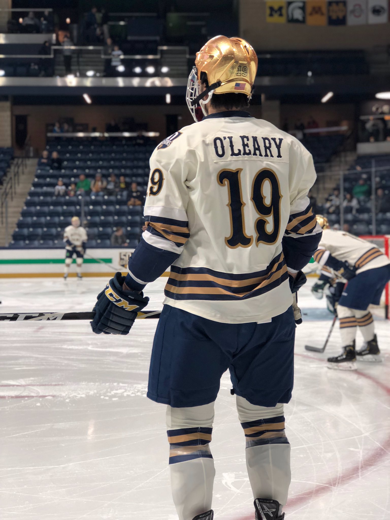 Notre Dame Hockey on X: Our game-worn, commemorative jerseys from