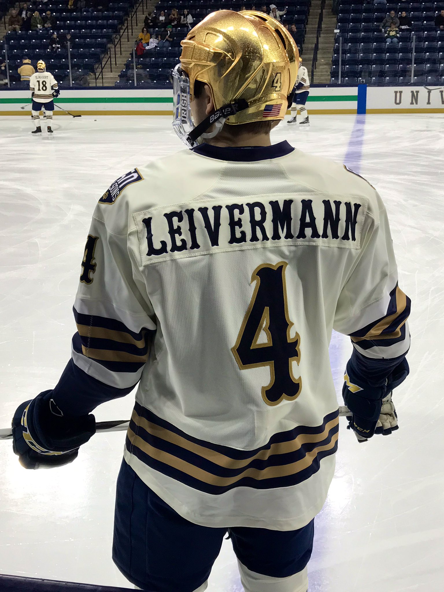 notre dame ice hockey jersey