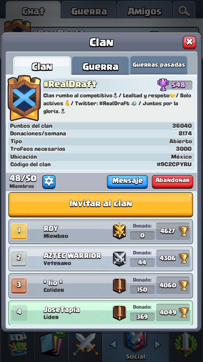 RealDraft1's tweet image. Buscamos a gente que quiera entrar a nuestro Team

Ladder y Competitivo:
+3800🏆
WhatsApp
Respetuoso

@Promotions_ESP @DarkfightGT @DarkfightGT_ @AyudaJugador @AyudaJugador10 @PublicidadRTS @ExxodoAgencyTM @RTS_Agency @RT_apoyo @PromotionsG2