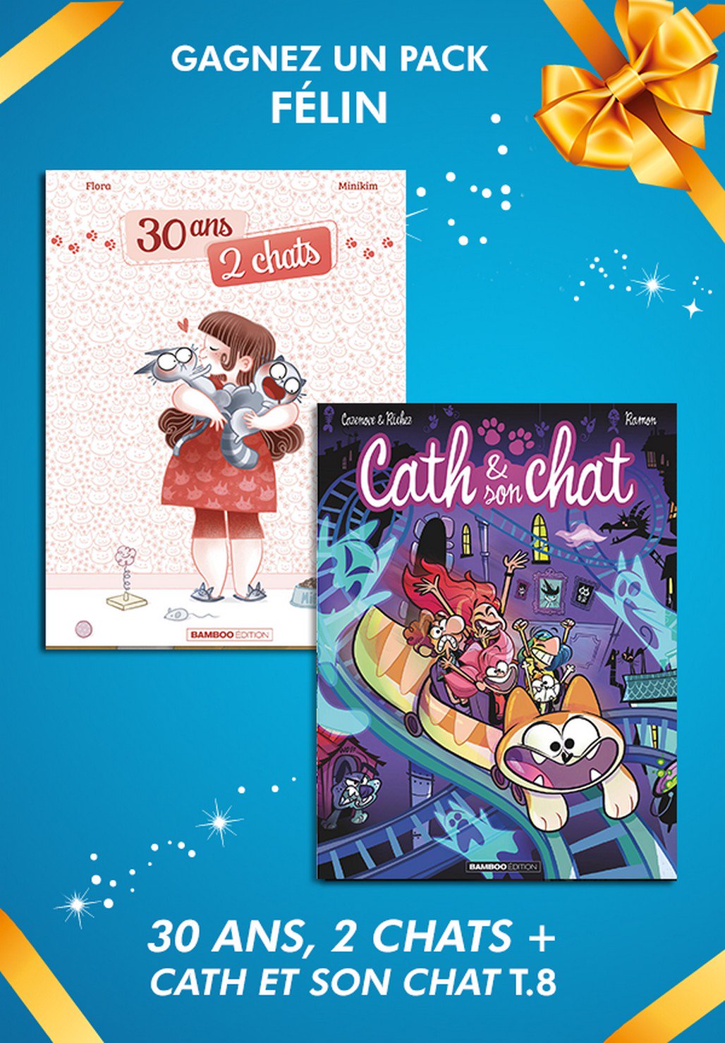 Bamboo Edition Le Second Lot Est Dedie Aux Catlovers Et Vous Fait Gagner Cath Et Son Chat Et 30 Ans 2 Chats T Co Mwzlrkfb7v Calendrierdelaventbamboo T Co Ulzirizx7k