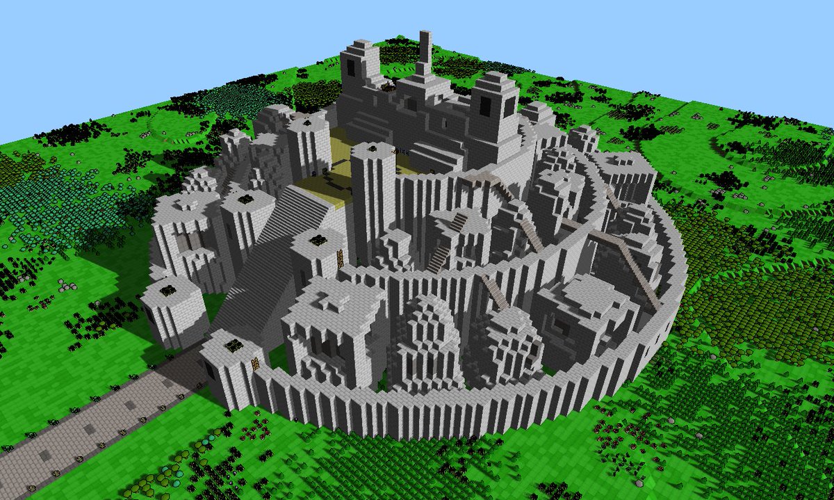 BitwiseNick's tweet image. Working on a round castle in Lord of Dwarves. Bring on the orcs! #screenshotsaturday #gaming #indiedev