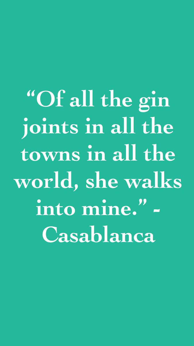 Rich Kees On Twitter: "“Of All The Gin Joints In All The Towns In All The World, She Walks Into Mine.” - Casablanca #Quotes #Movie #Moviequotesapp Https://T.co/1Rrnzpxcdi" / Twitter