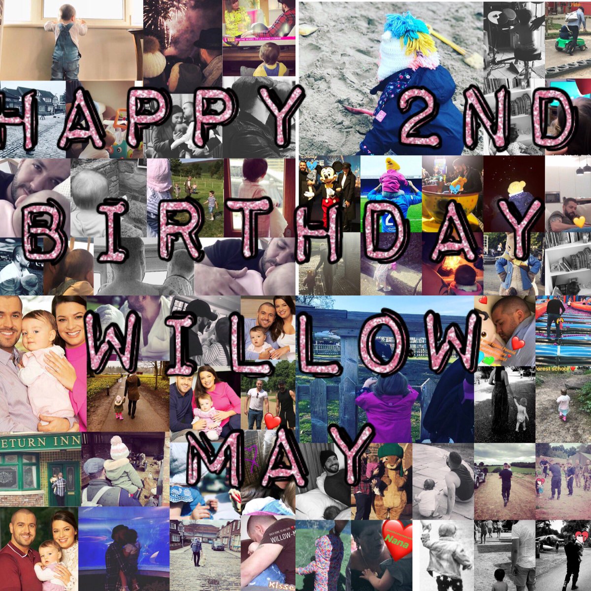 ShayneWardArmy's tweet photo. Happy birthday angel #WillowMay 👧2️⃣🦄✨🎂🎈 https://t.co/Gg5w21erTE