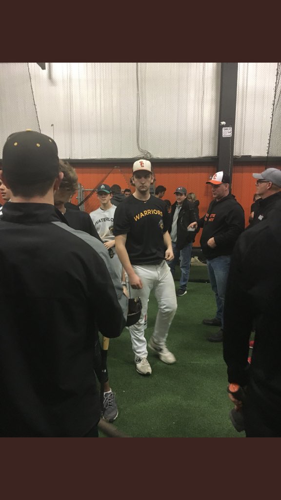 Today’s @waterloo_base showcase was a huge success, top notch players and coaches at this program. Even putting on that jersey felt so cool. <a href="/ben_norris7/">Ben Norris</a> thank you again for the opportunity, we’ll keep in touch, hopefully!