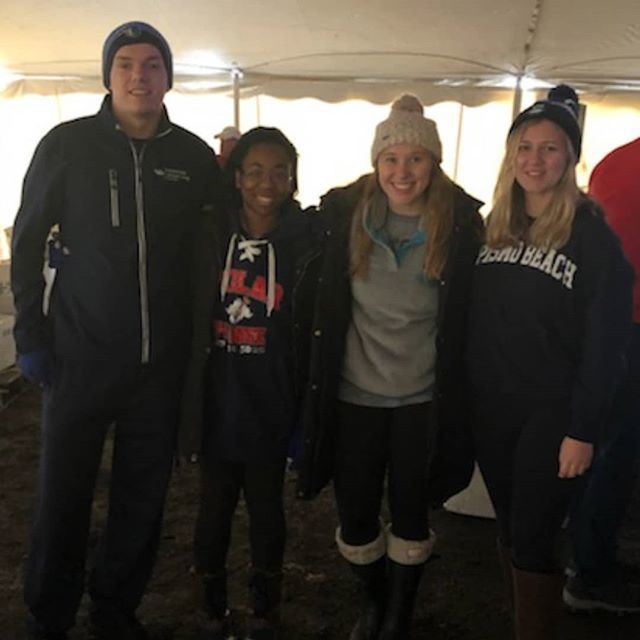 Thank you to our volunteers who went to the Polar Plunge today! Cold weather was no match for warm hearts