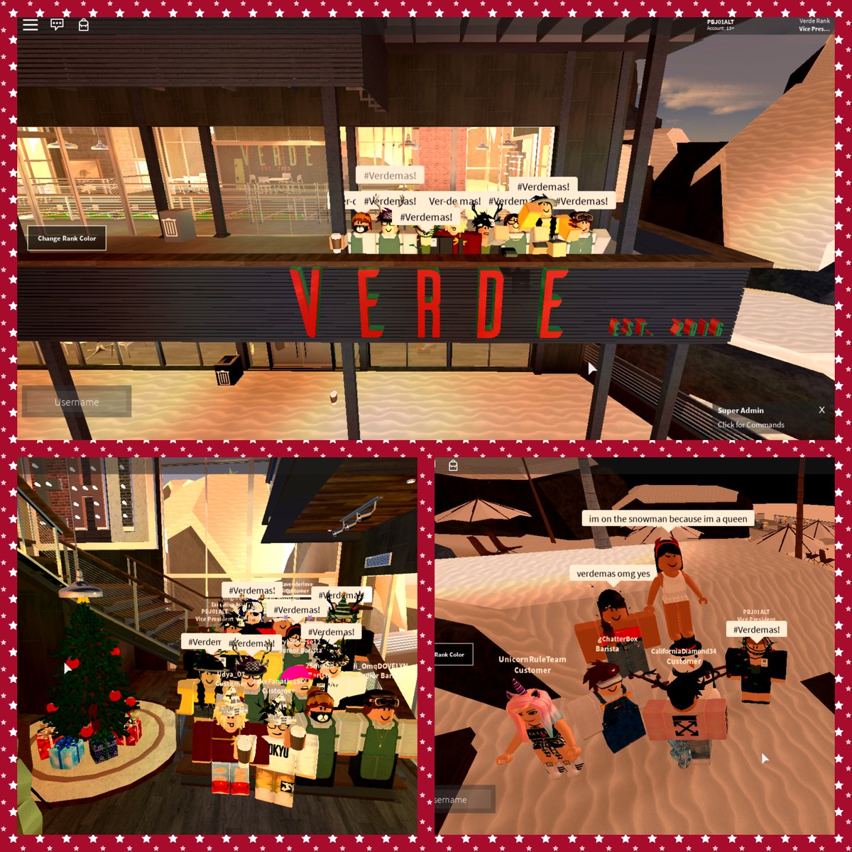 Verde On Twitter Christmas Update At Verde Cafe V3 Go Check Out - verde cafe menu roblox