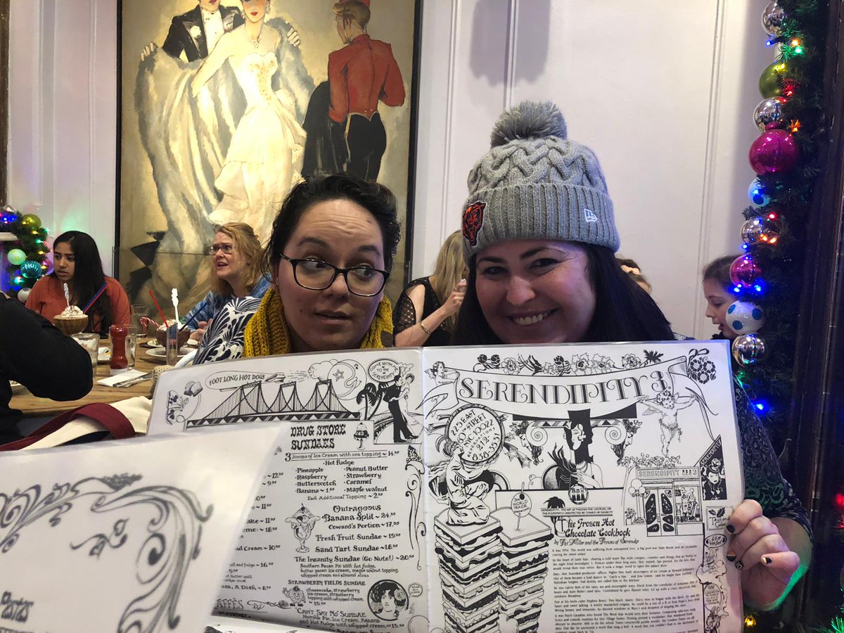 Two moods at <a href="/Serendipity3NYC/">Serendipity 3</a> w/ @alyssab_says! 😍🍫👩‍❤️‍👩