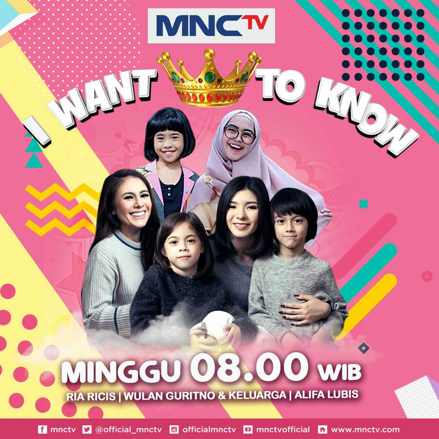 Official_MNCTV's tweet photo. Ting Tung! Ada @alifaazaralubis dan @RiaRicis lagi, nih!
Bakalan main ke rumah @WulanGuritno dan anak-anaknya! Siapa yang mau ikut? Yuk nonton #IWantToKnowMNCTV Minggu pukul 8.00 WIB https://t.co/FYoNv0ORNM
