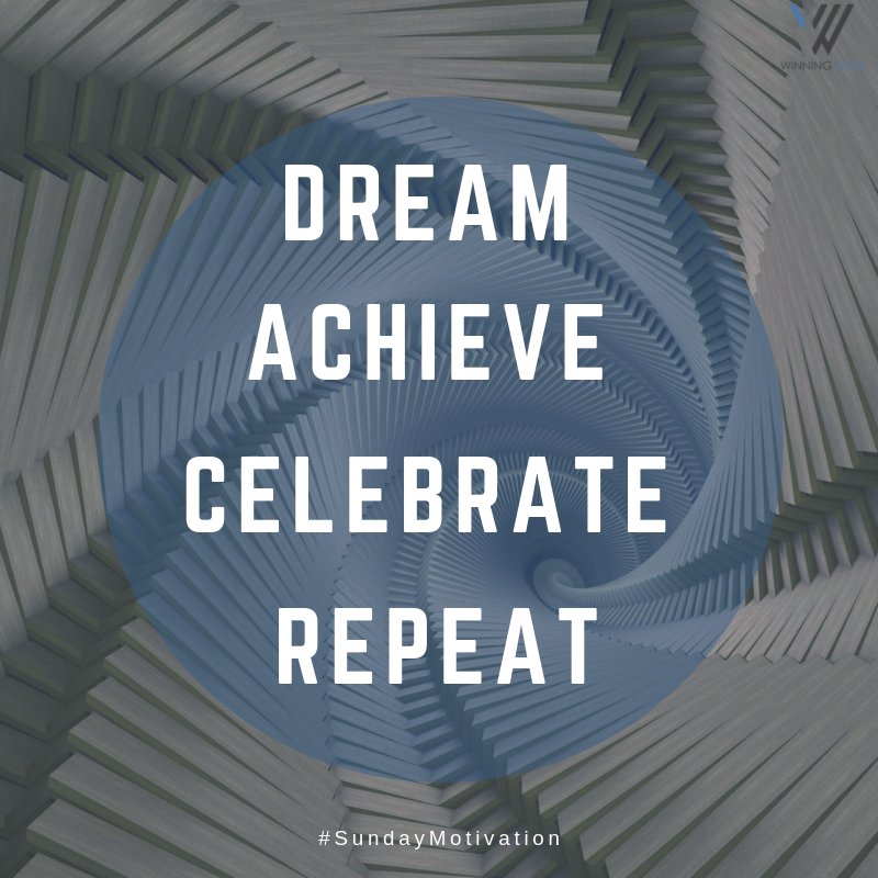 Dream | Achieve | celebrate | Repeat
@edge_india #SundayMotivation #WinnersMentality #SearchSolutions #Trainings #LearningLunches #ImpactYourTomorrow #Resumake #Coaching #NextWeek #HappyWeekAhead #GiveItYourBest #GoWinIt #Dream #Achieve #Celebrate #Repeat #TheBestTimeIsNow