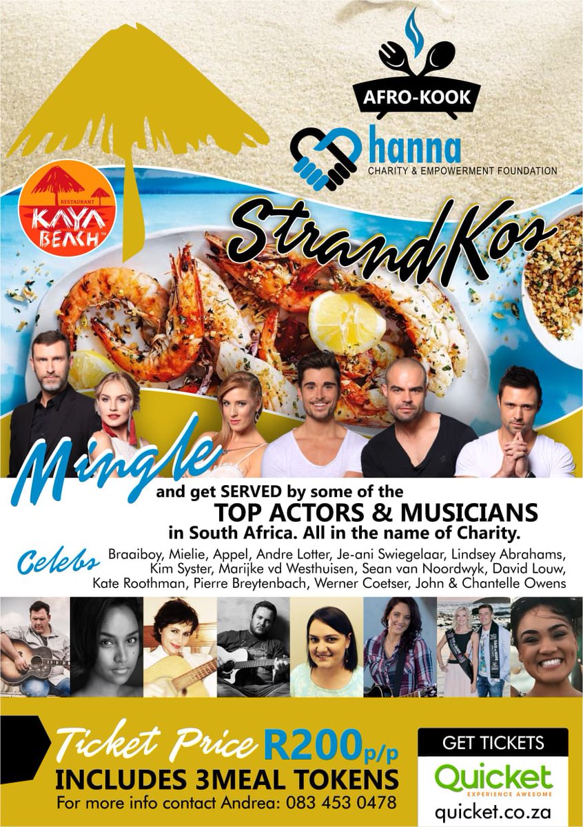 Wie stem saam!!! Dis lekker by die see!!! Sien ons julle daar? @JuneToit