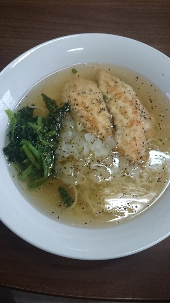 アンドレ 鶏天塩ラーメン 焦がしラードがあると市販のスープが一段美味しくなるのでおすすめ