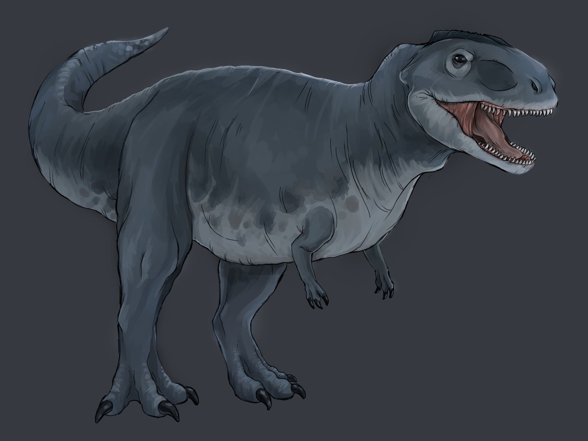 Canislatranz On Twitter An Allosaurus And Mapusaurus That I Drew