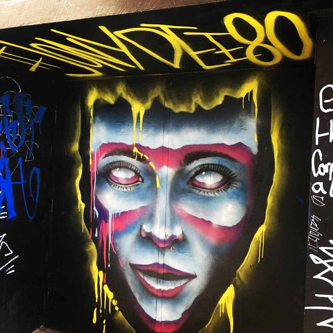 Benkisby's tweet photo. Street art in Melbs 🎨 https://t.co/D45EmMdNnJ