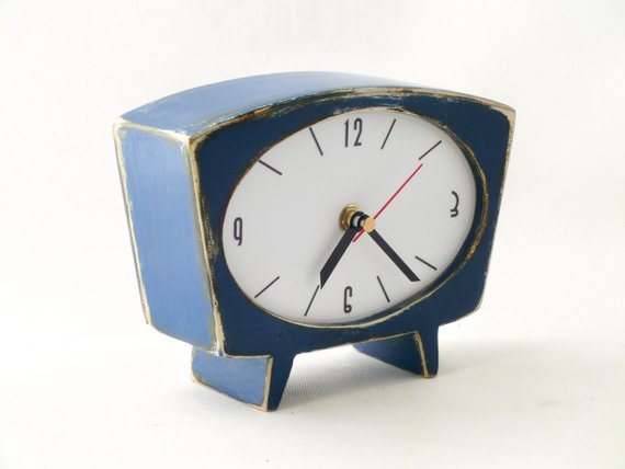 ClockWoodStudio's tweet image. NO TICKING Desk Clock Blue, Navy blue table clock, SILENT Wood handmade Clock, Vintage 60s style, Unique Clock blue, Office decor #DeskClock #BlueClock 
€37.50
➤ goo.gl/Zqz1bb