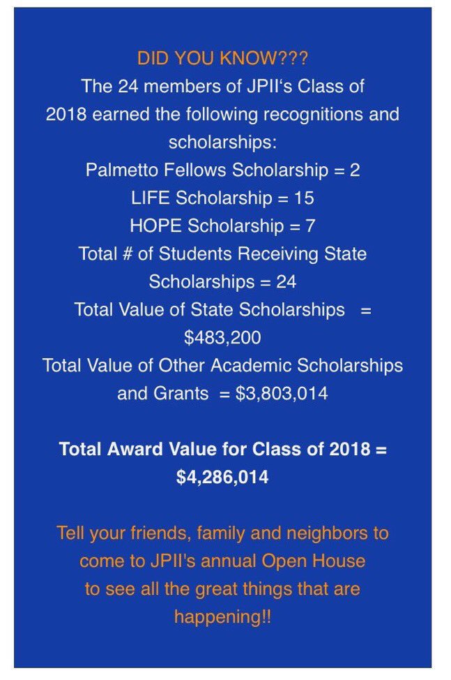 JP2_athletics's tweet photo. Want to make back that Catholic tuition money??? Invest in your child. 💛🛡💰#JPIINumbers @the_miscellany https://t.co/w54OnmuVQz