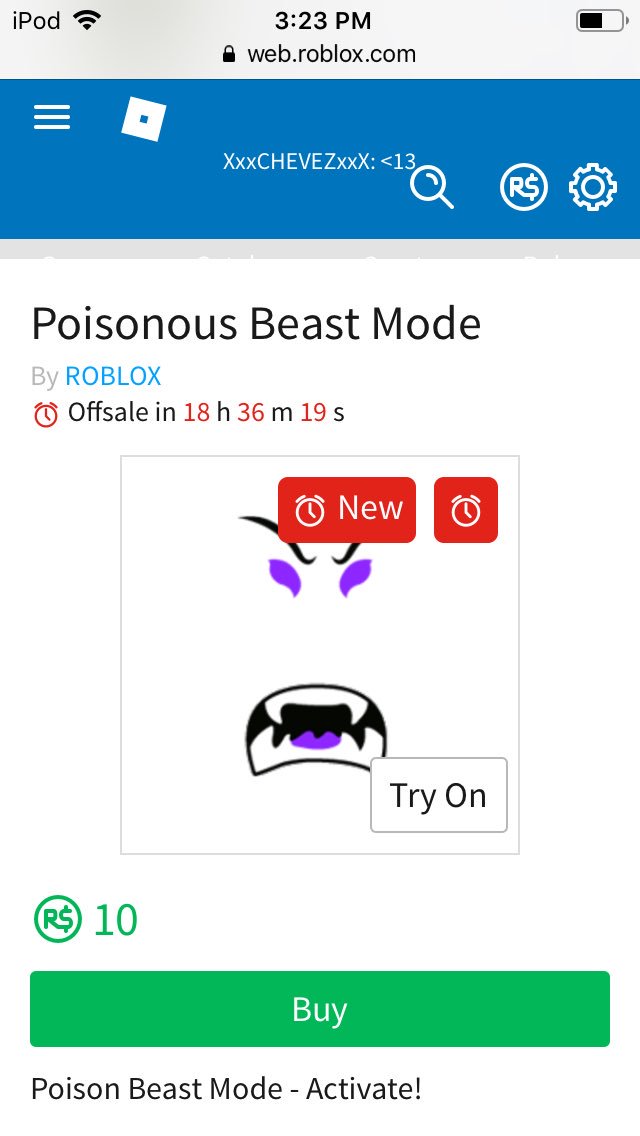 how to get poisonous beast mode in roblox 2019