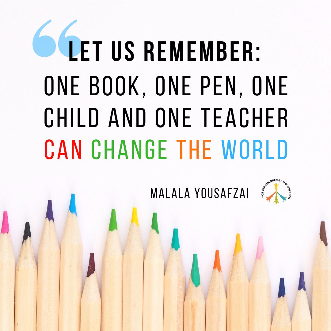 For4TheChildren's tweet photo. @malala remind us how we can change the world 🌎👩‍🏫❤️
Happy weekend!
—
#changetheref #marchforourlives #enoughisenough #parklandstrong #stoptheviolence #studentsforchange https://t.co/DdAeJRvnky