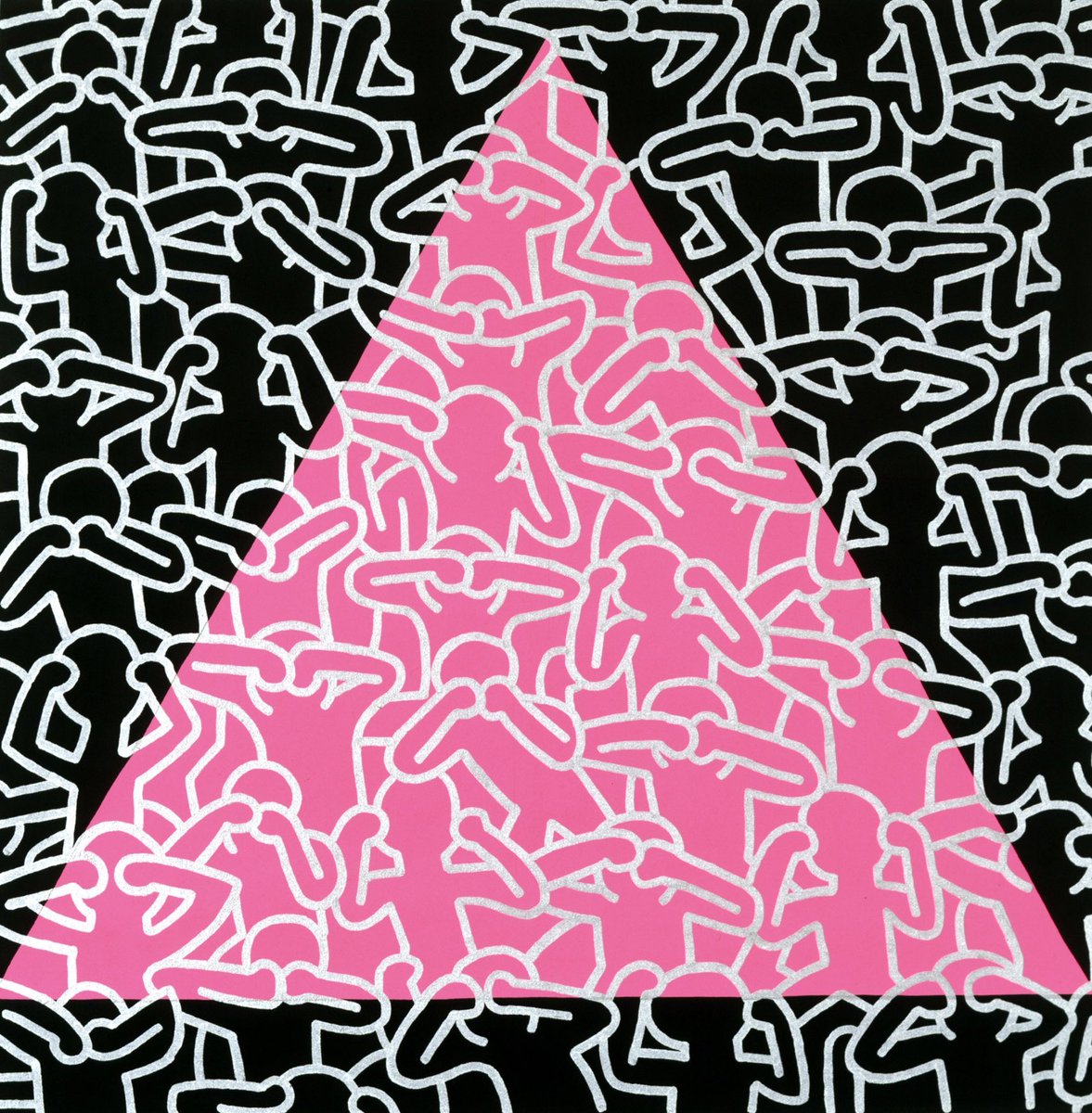 Silence = Death, 1989 #keithharing #worldaidsday